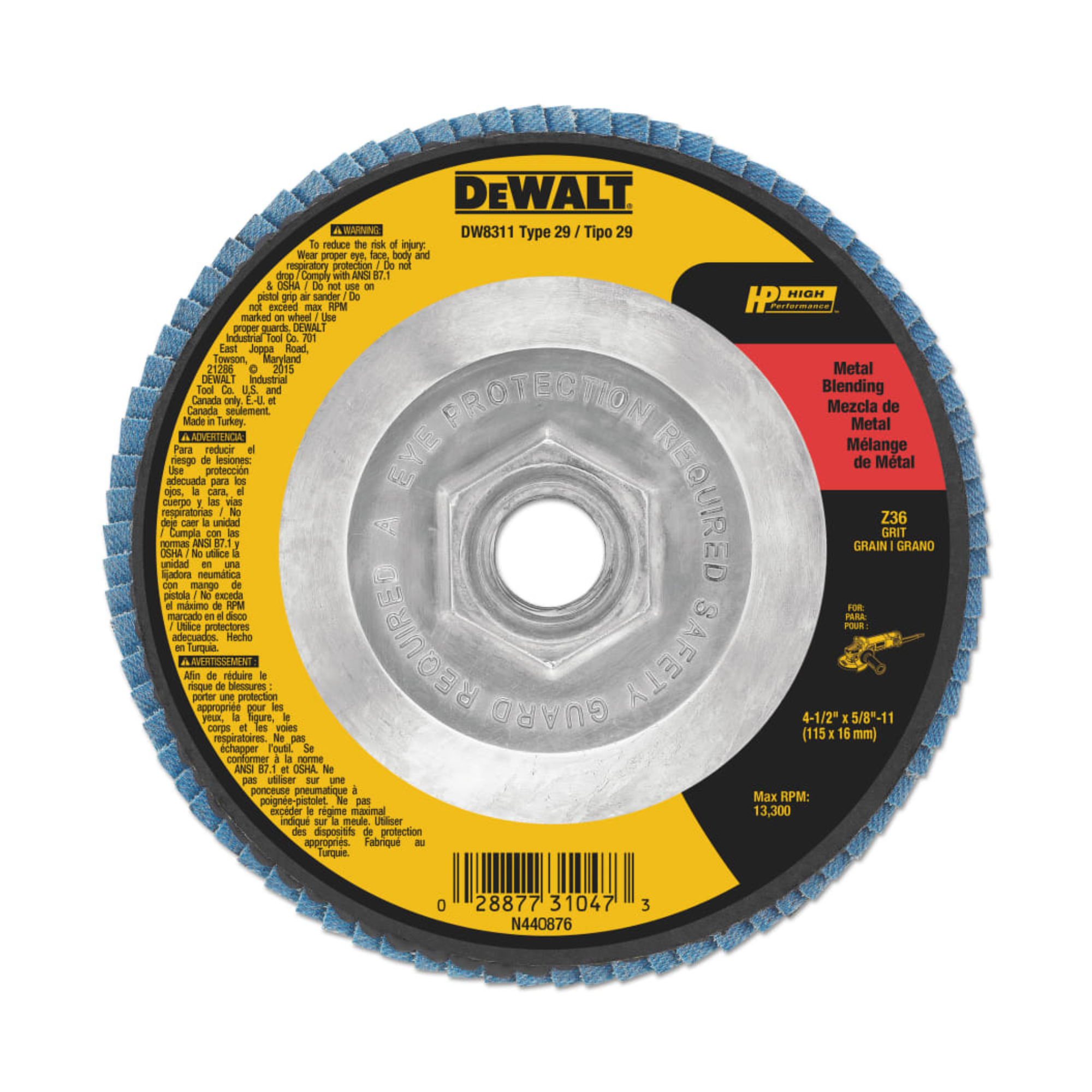 DeWalt Type 29 Flap Disc from GME Supply
